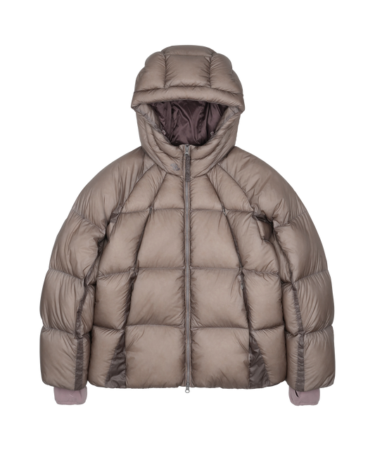 Shade Puffer Jacket - Ash Pink