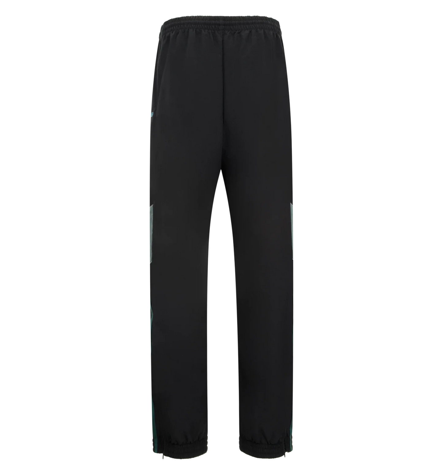 Panelled Trackpant - Black/Teal/Black