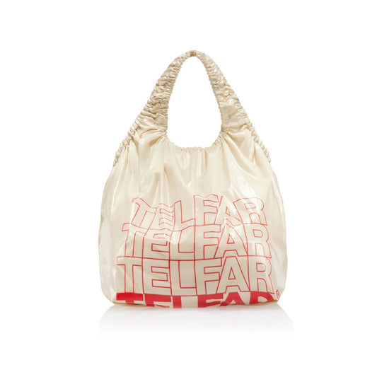 Medium Telfar Plastic Bag - Nude