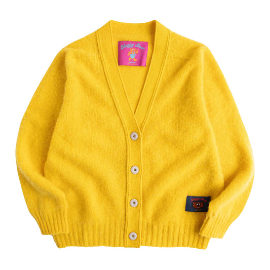 Shaggy Bear Cardigan - Butter In The Sun