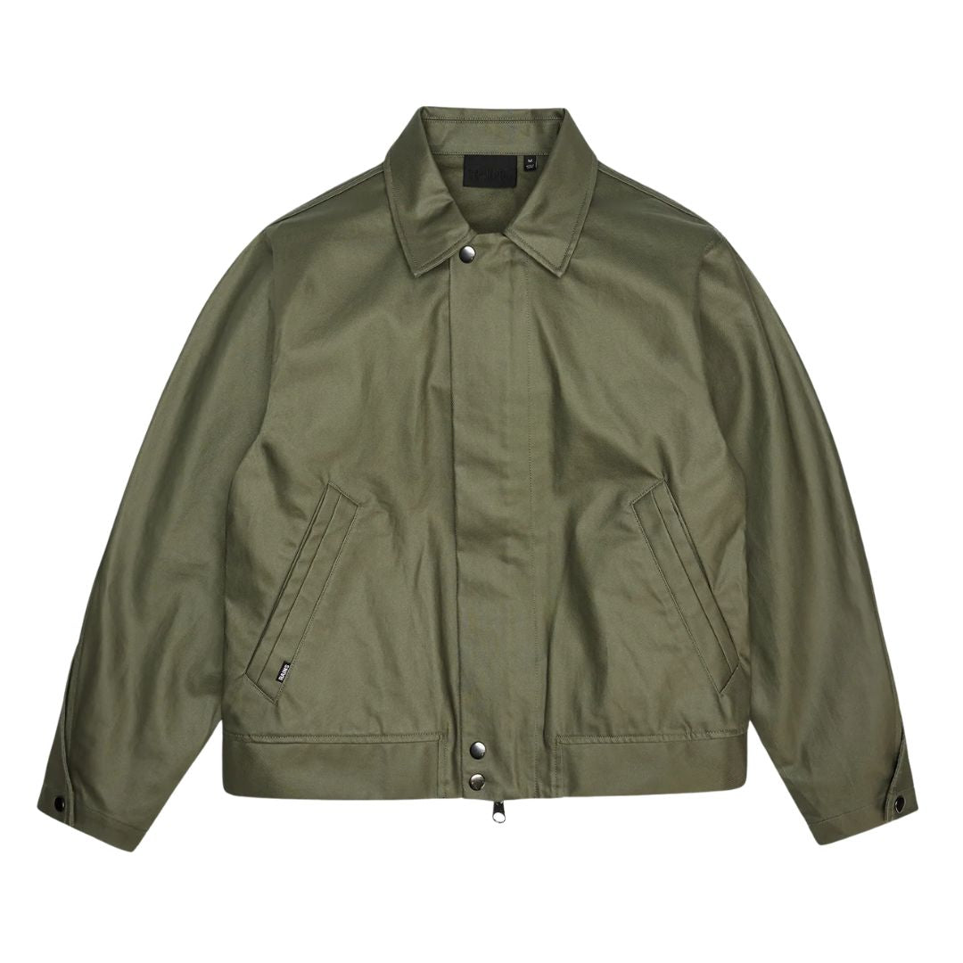 Heavy Woven Overshirt - Moss
