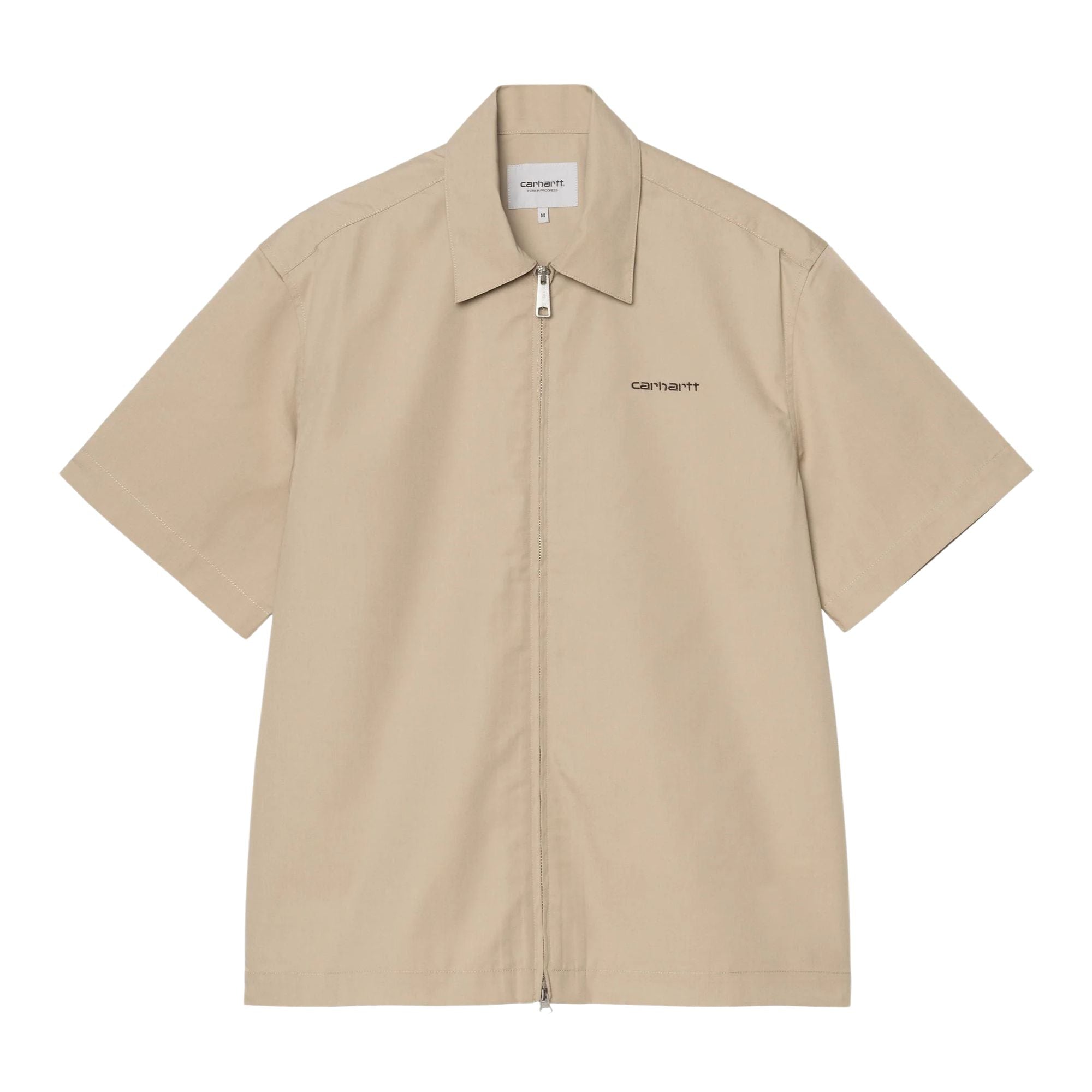 トップス erikokatori pomor velor zip shirt S/S Postal Zip Shirt - Iroko/Black