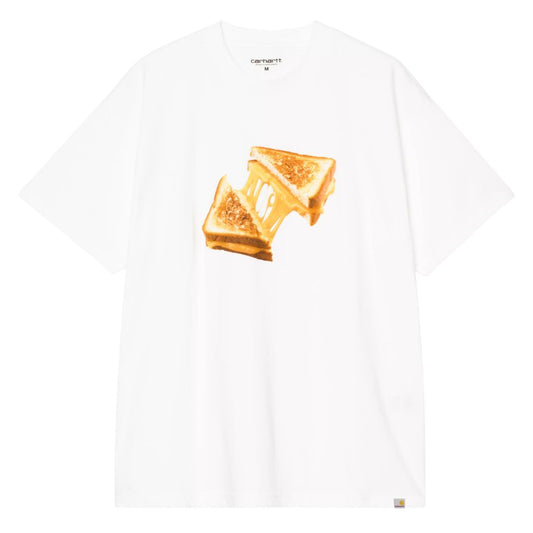 Short Sleeve Cheese Toast T-Shirt - White