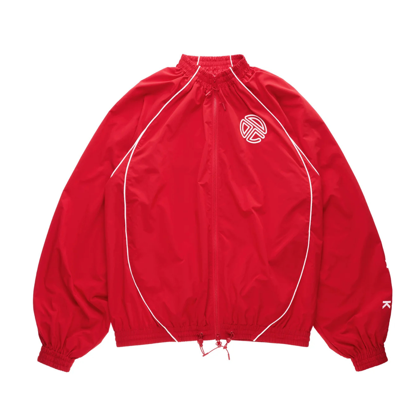 Upside Down Windbreaker Jacket - Red