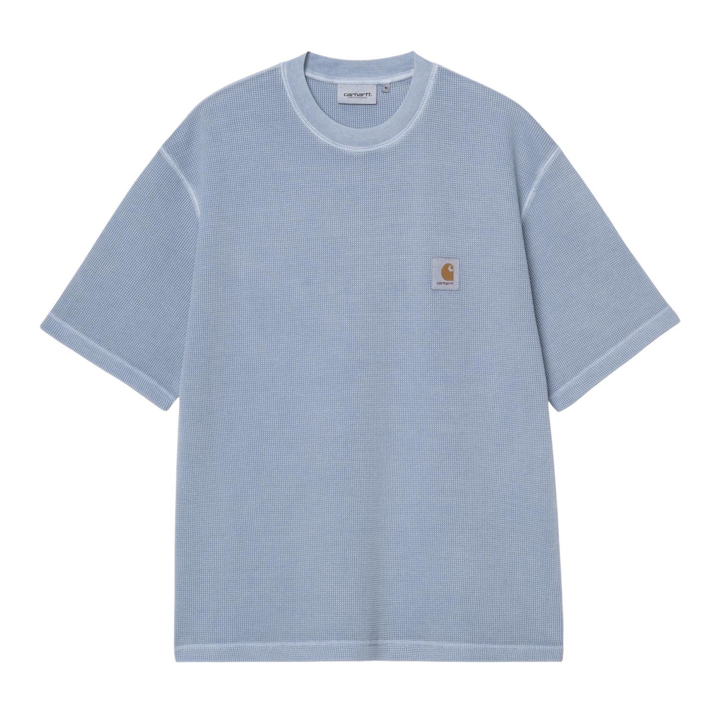 S/S Nelson Waffle T-Shirt - Gentle Blue
