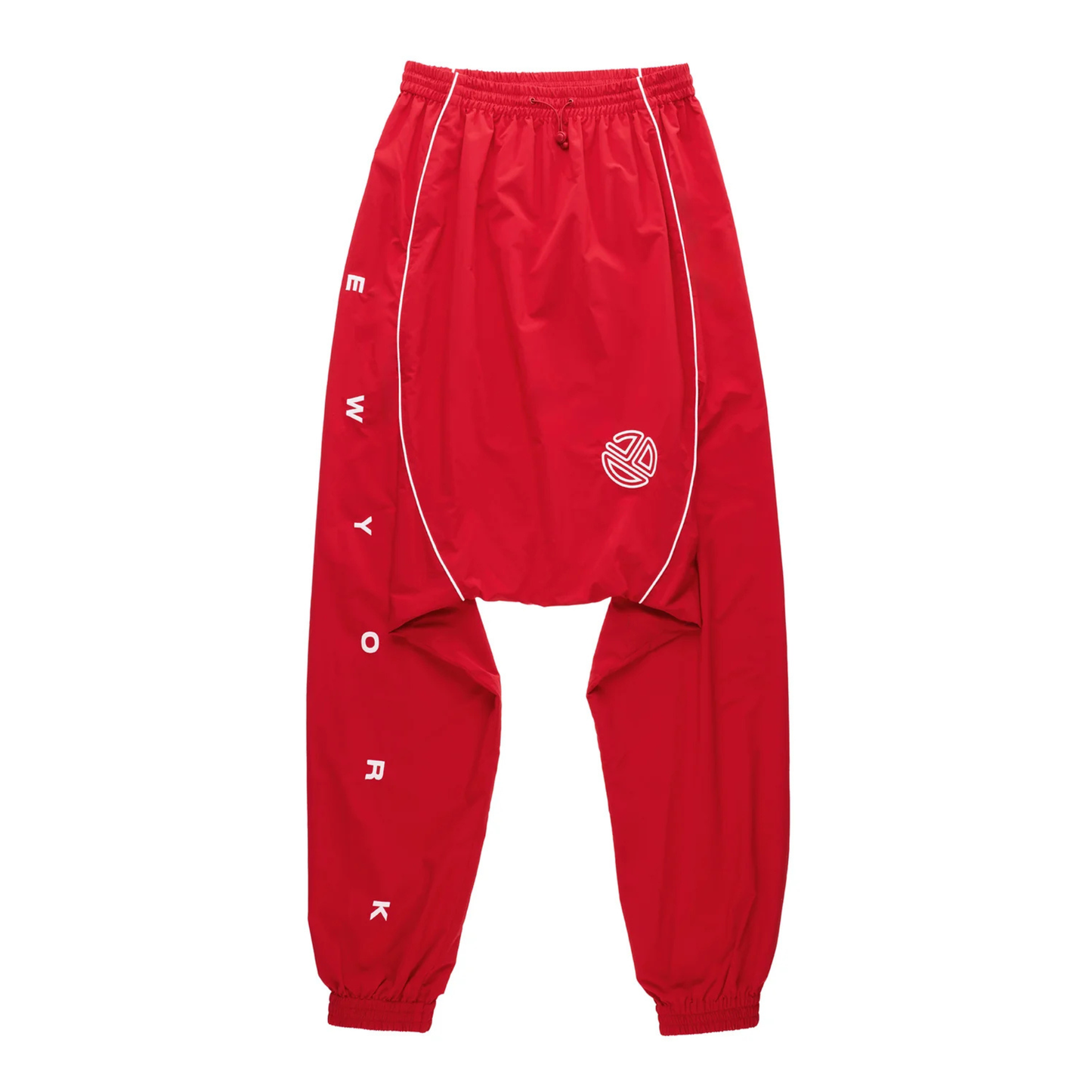 Upside Down Windbreaker Pant - Red