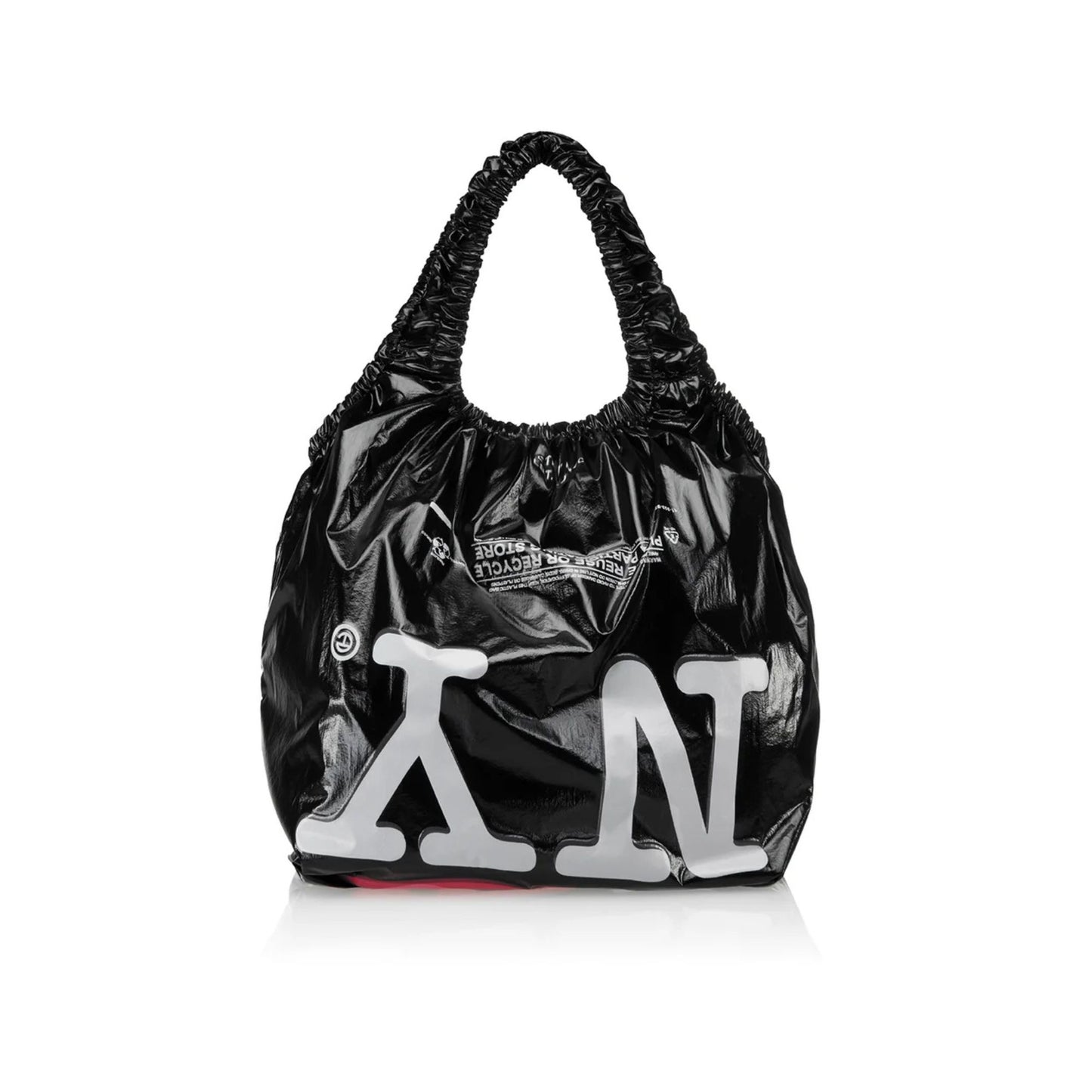 Medium New York Plastic Bag - Black