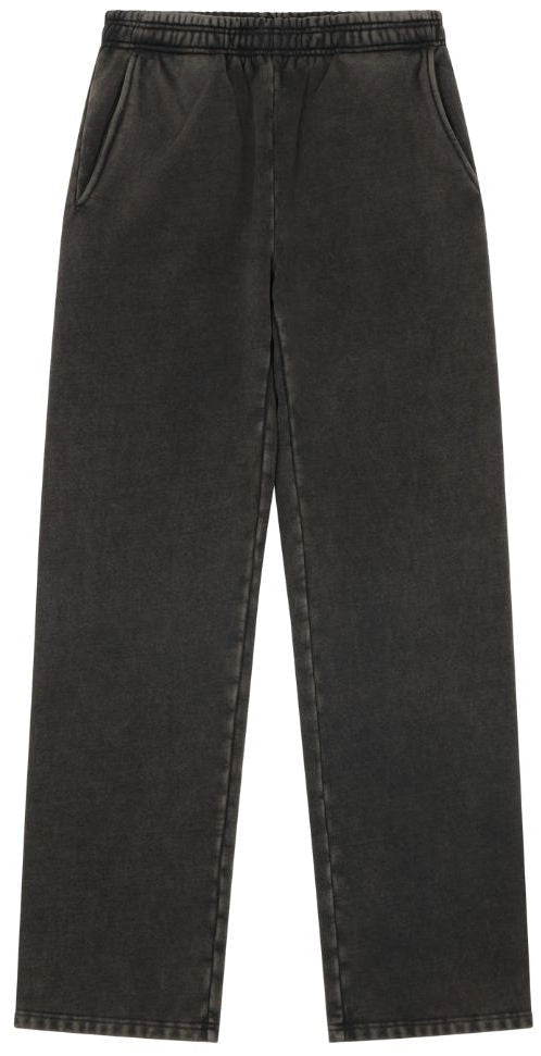 Straight Leg Sweatpant - Washed Black
