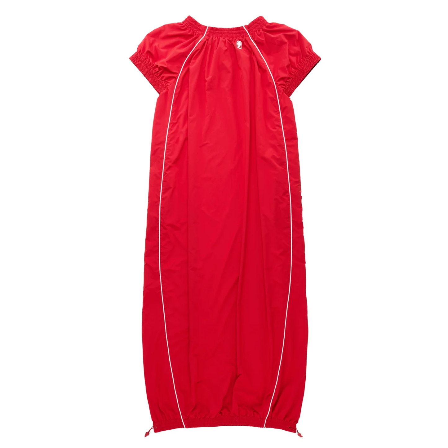 Upside Down Windbreaker Gown - Red