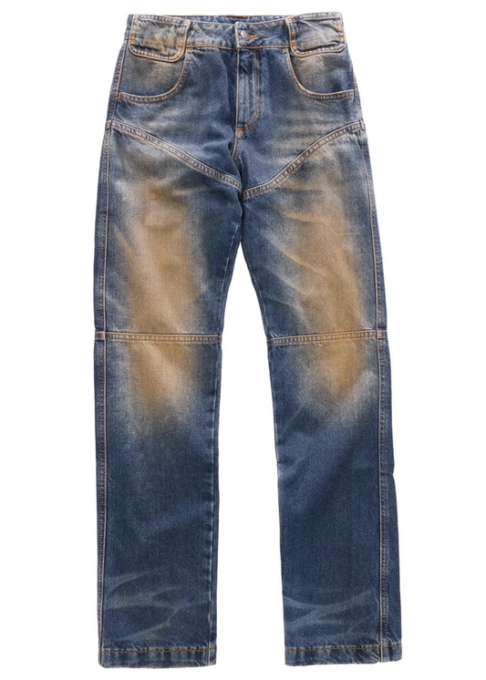 Dirty Straight Leg Jean - Blue