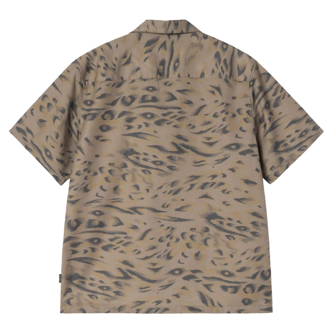 Short Sleeve Travon Shirt - Duck Feather/Cypress/Black
