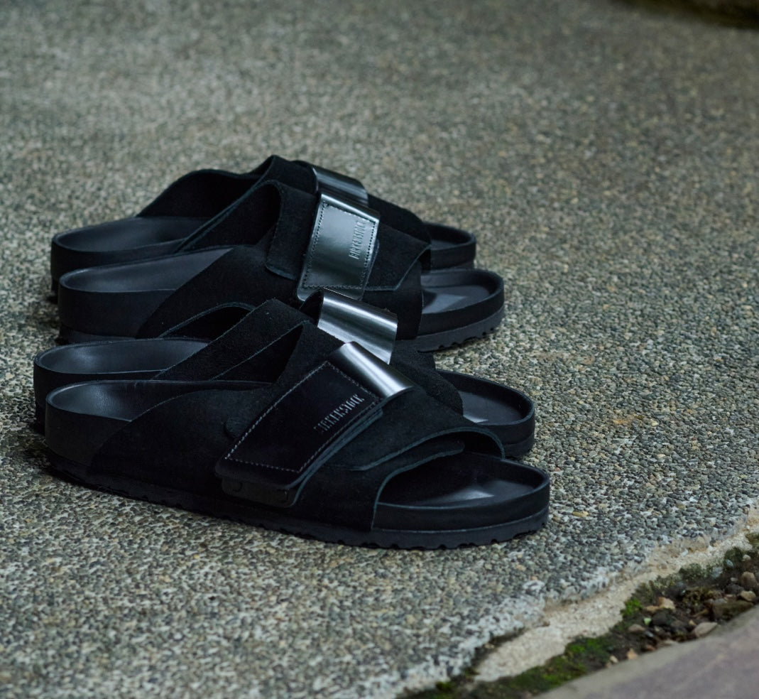 Kyoto Exquisite Suede – Black (Narrow Fit)