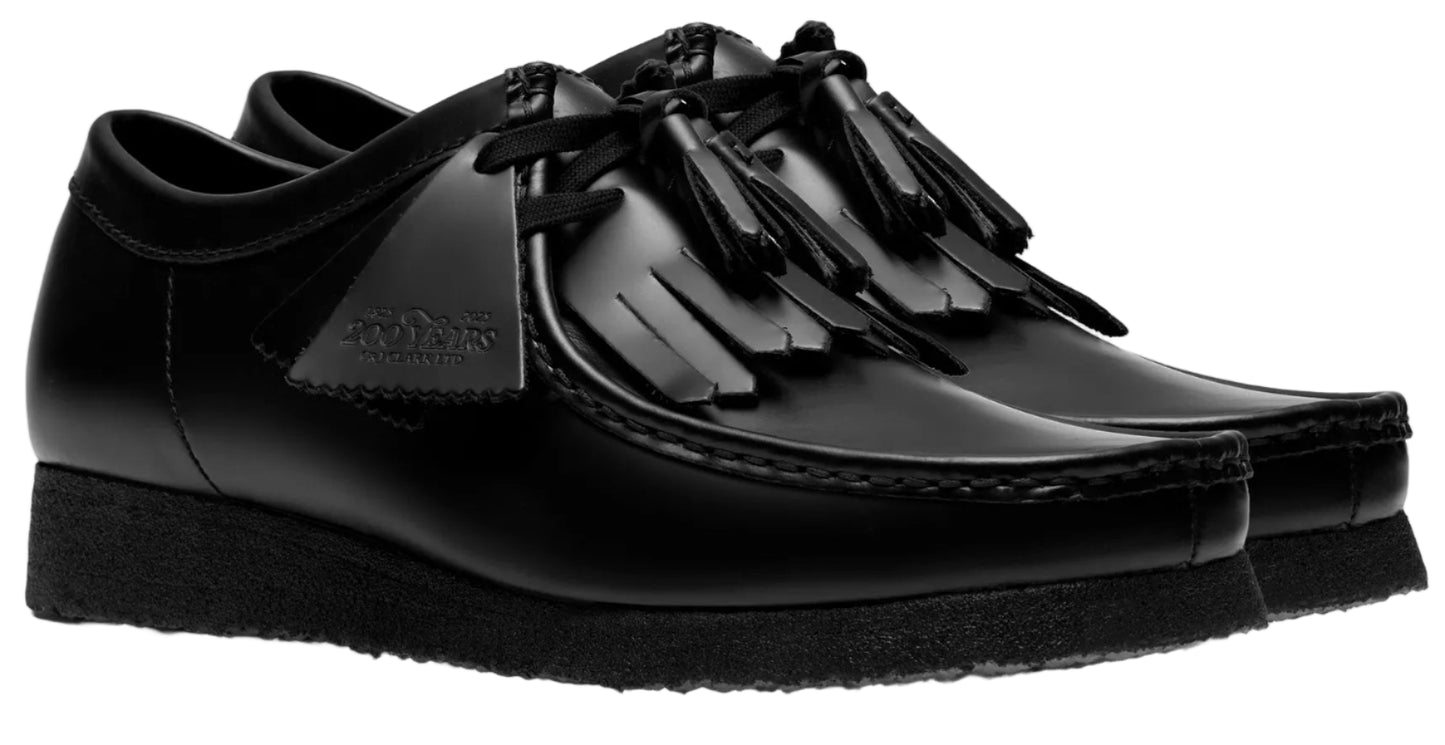 Wallabee HiShine Leather - Black