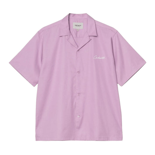 S/S Delray Shirt - Gentle Purple/White
