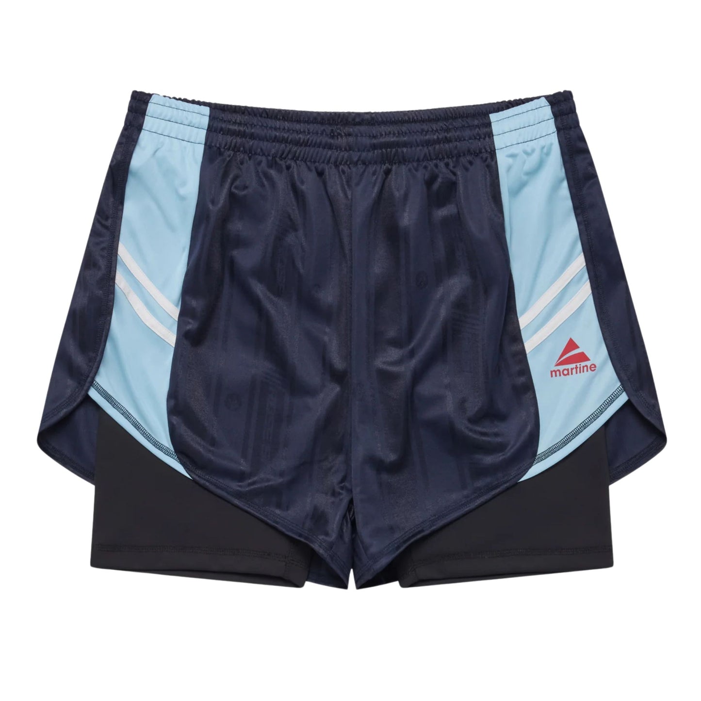 Double Football Short - Blue/Navy