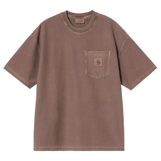 Short Sleeve Loose Pocket T-Shirt - Tobacco