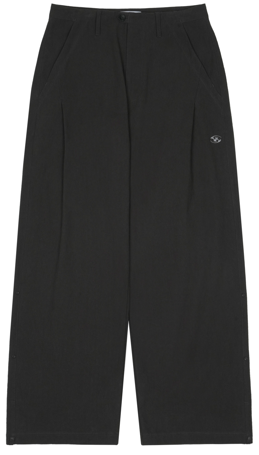 Weave Taped Pants - Grey