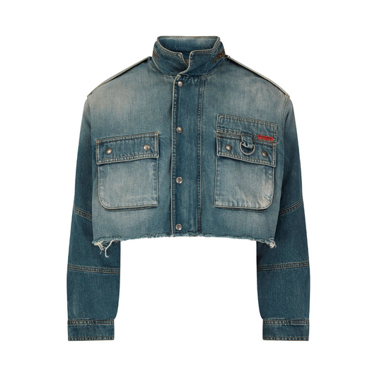 Cut Denim Jacket