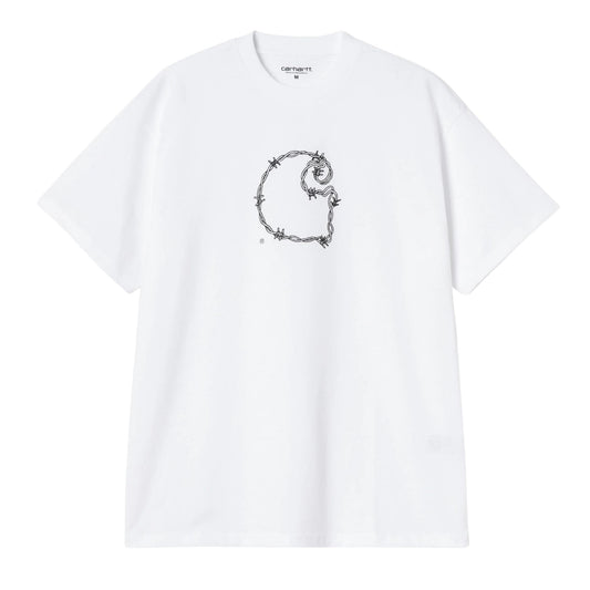 S/S Barbwire C T-Shirt - White