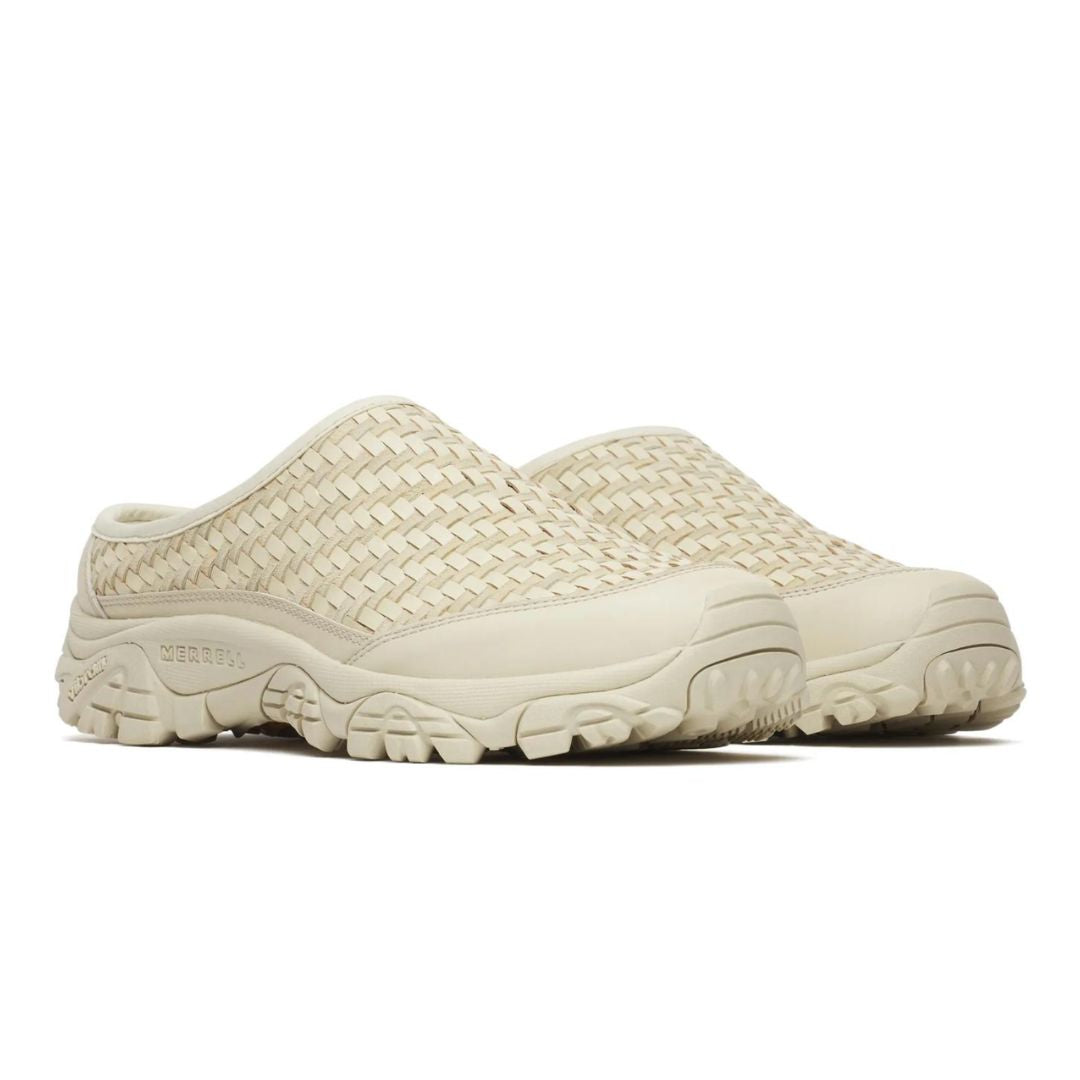 Moab 2 Slide Leather Woven SE - Stucco