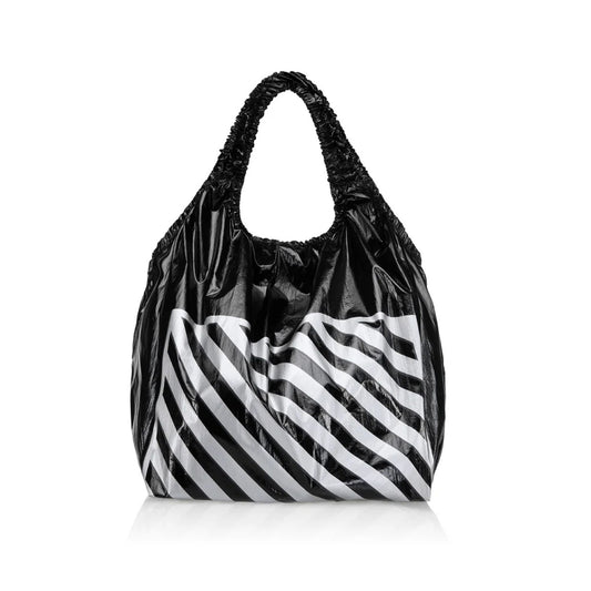 Medium Liquor Store Plastic Bag - Black
