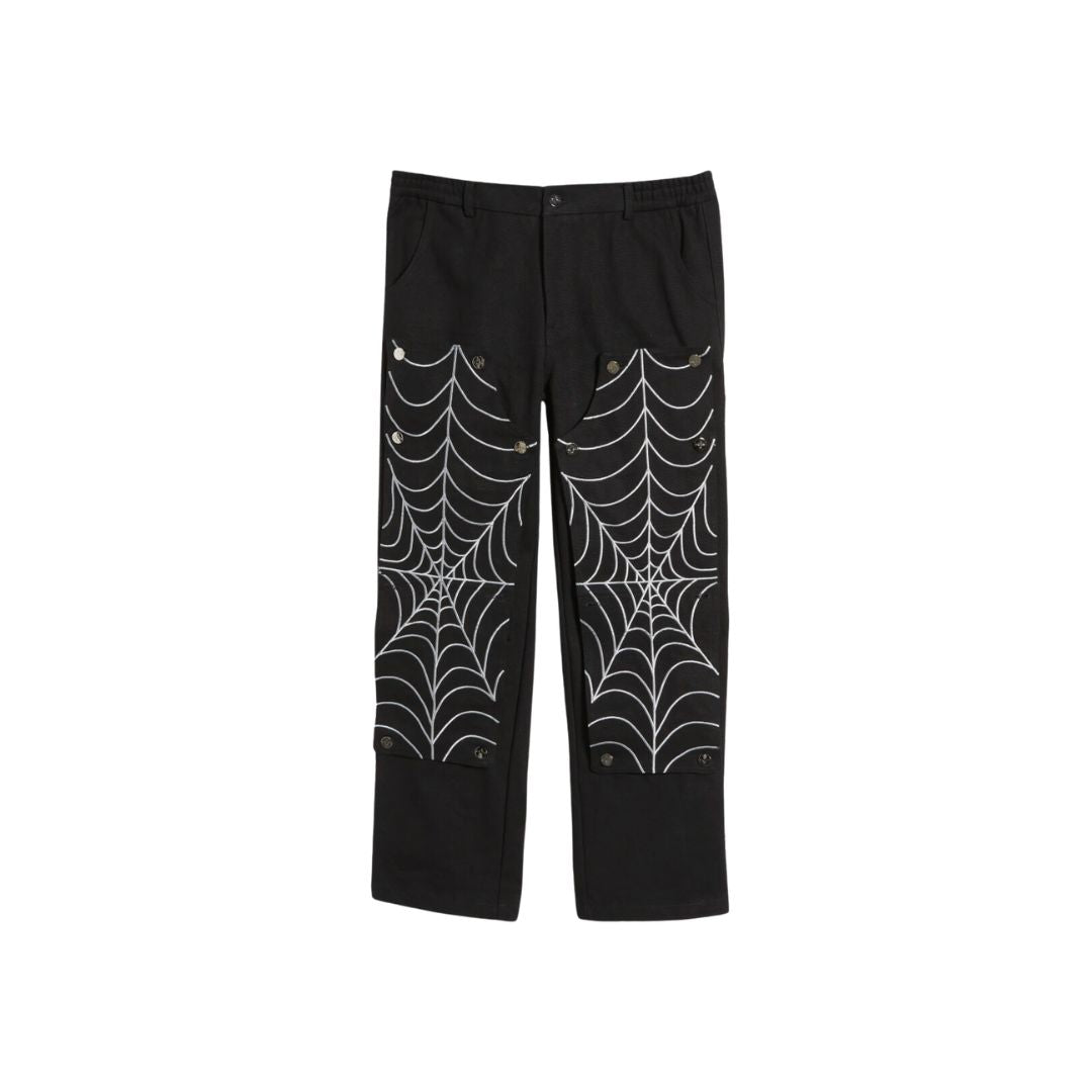 Spider Web Convertible Double Knee Pants