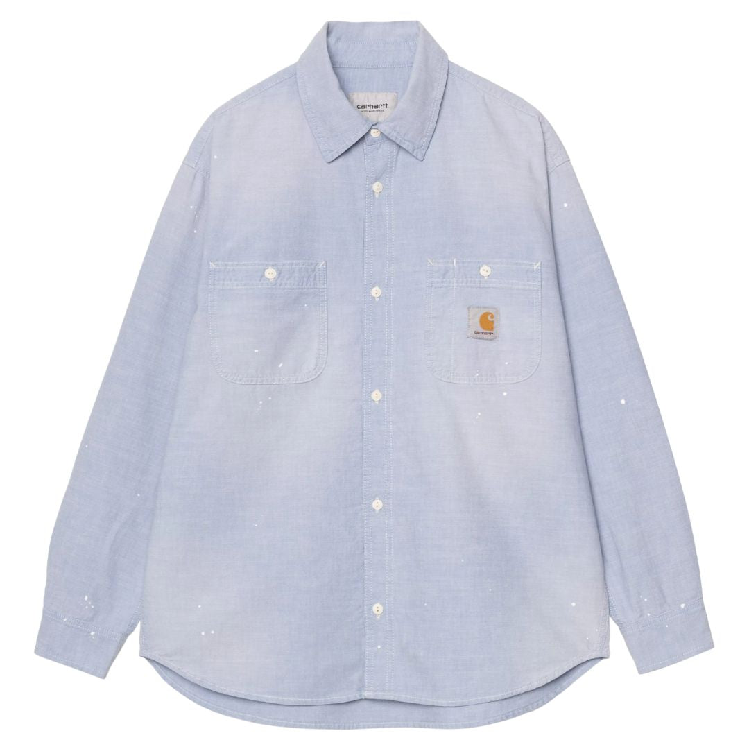Long Sleeve Painter Shirt - Blue