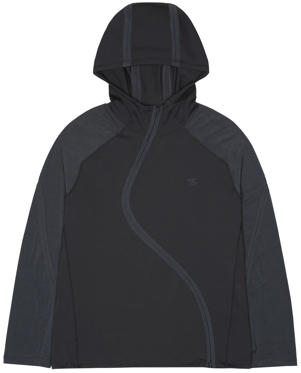 Wave Long Sleeve - Blue Charcoal