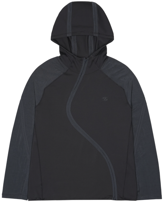 Wave Long Sleeve - Blue Charcoal