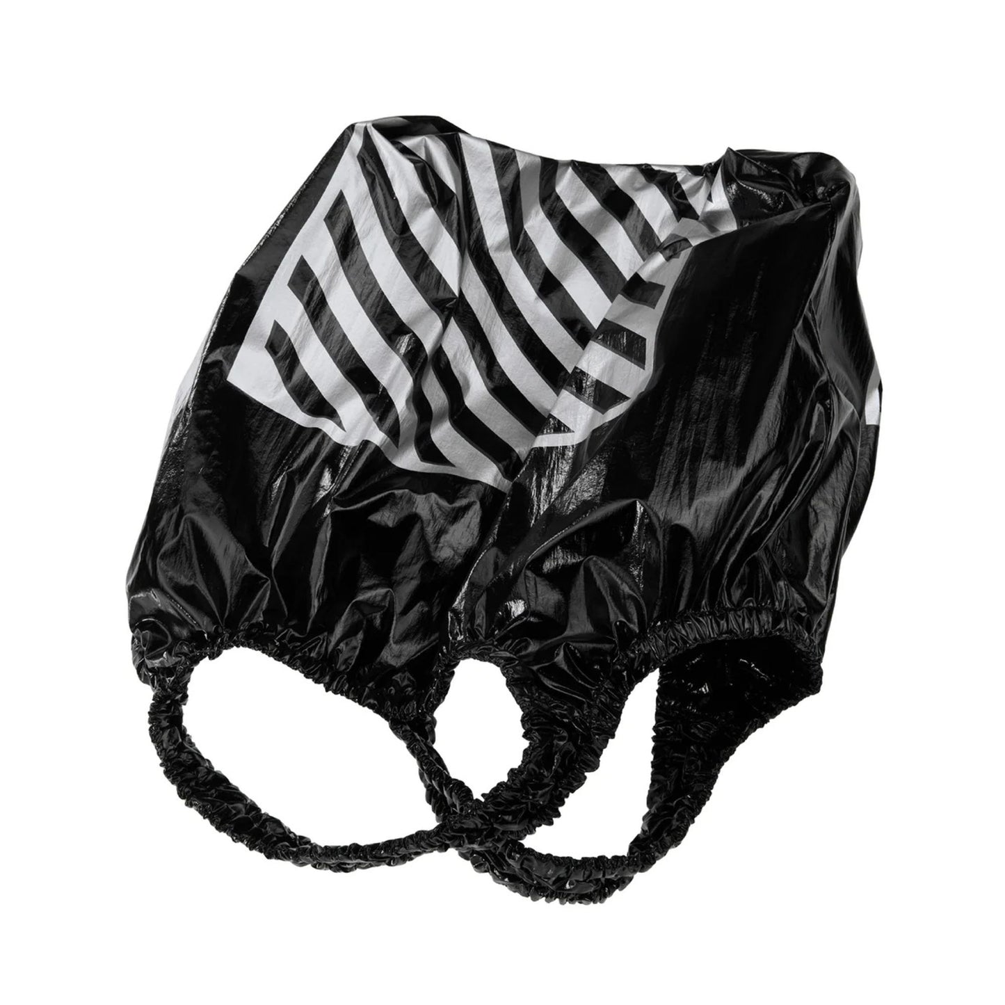 Medium Liquor Store Plastic Bag - Black