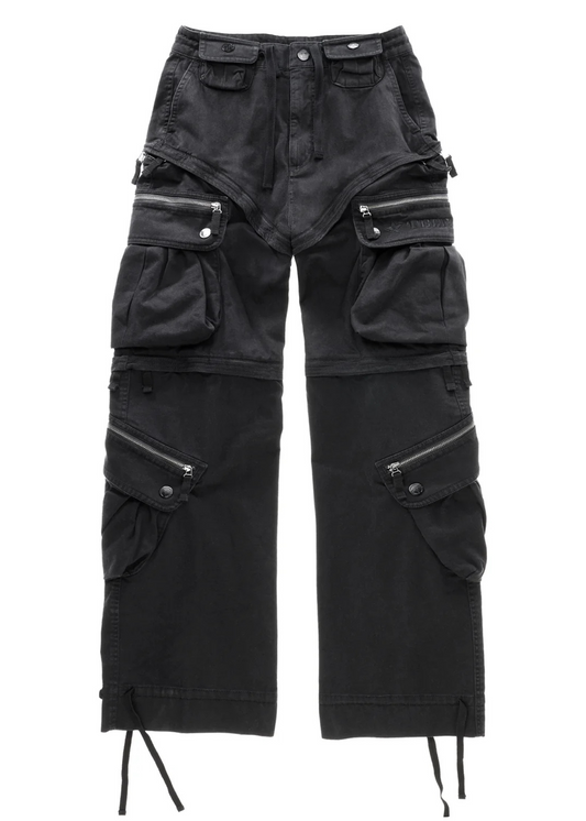 Convertible Cargo Pant - Black