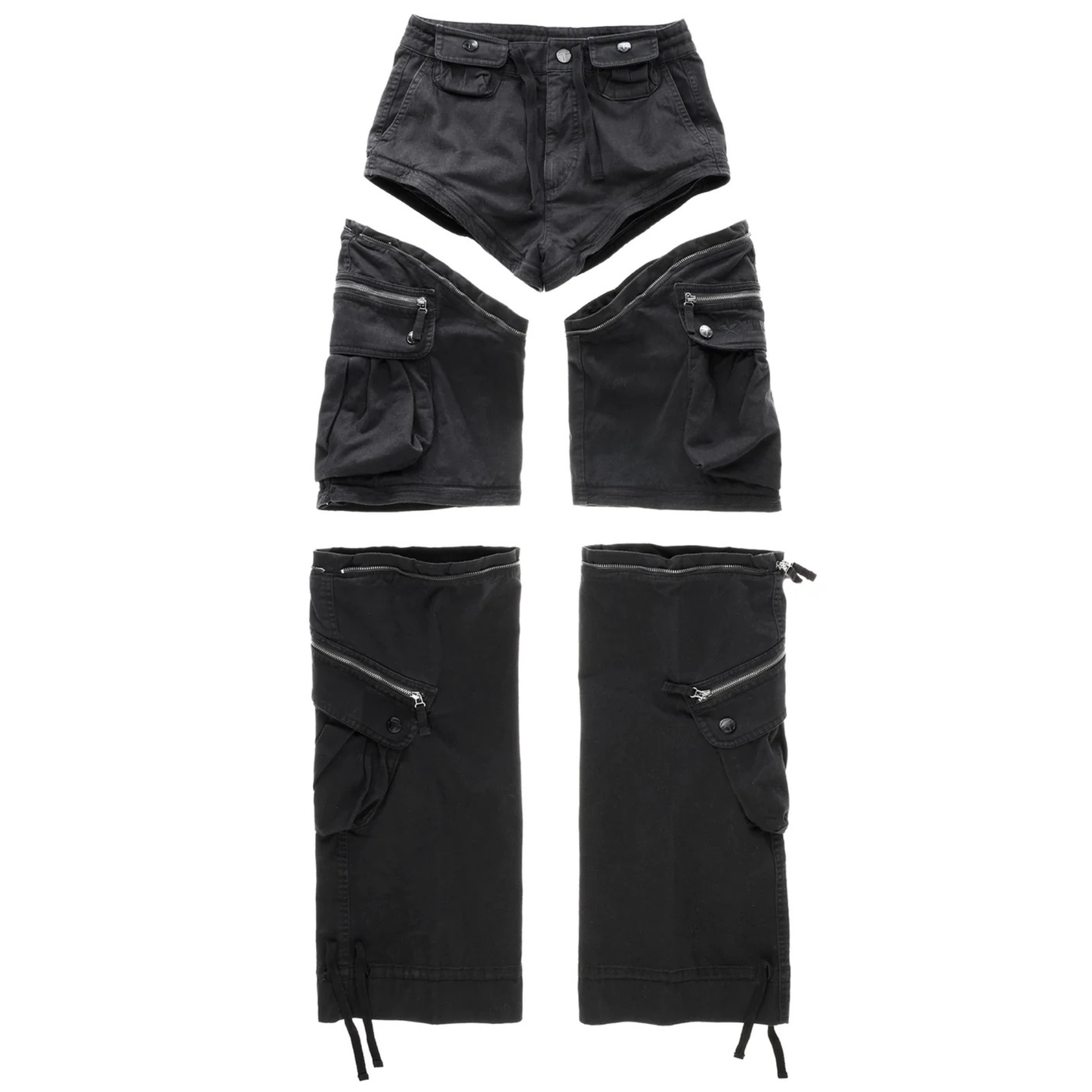 Convertible Cargo Pant - Black