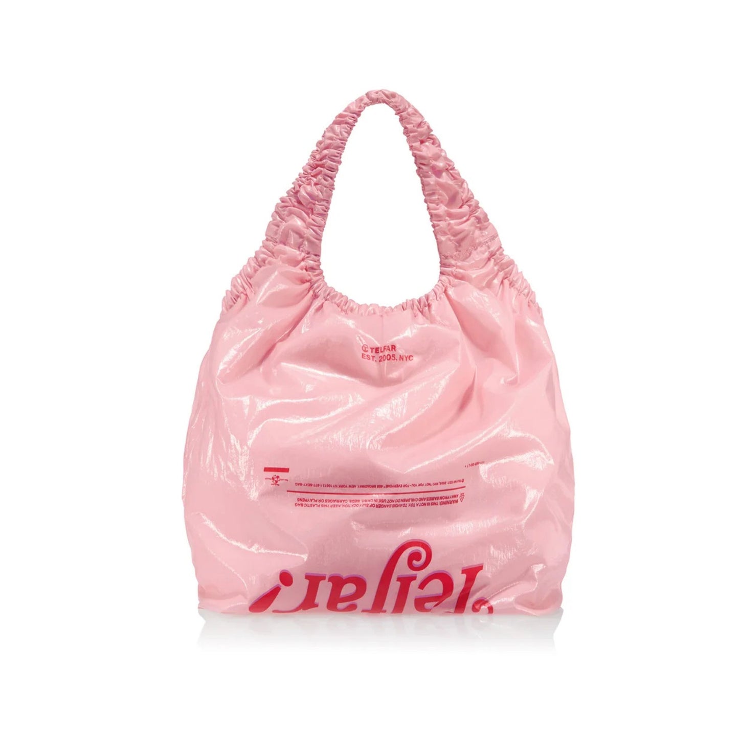 Medium Thank You Plastic Bag - Pink