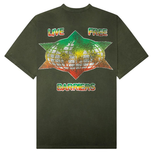 Irie Ringer Tee - Vintage Green