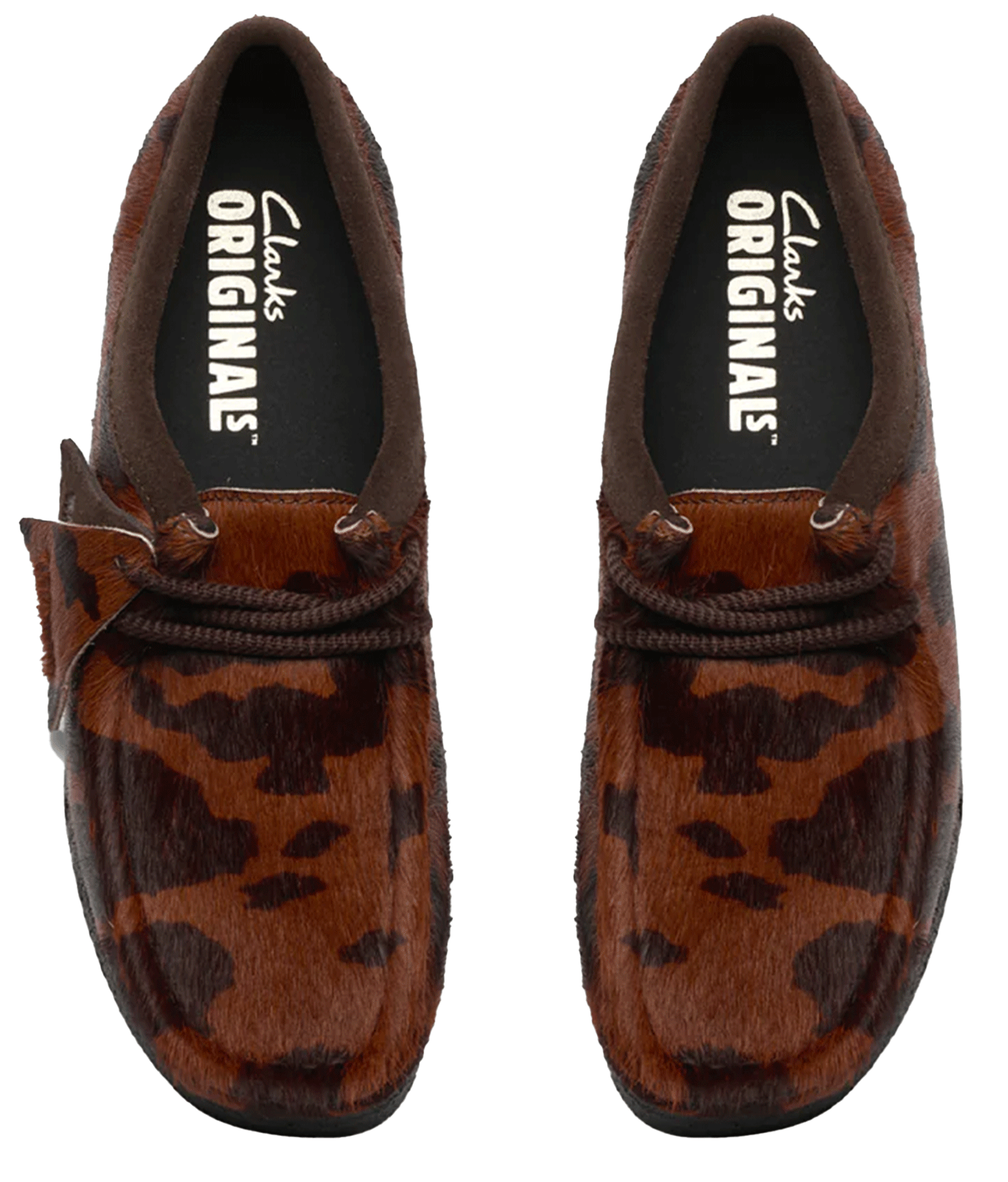 Wallabee - Brown Cow Print