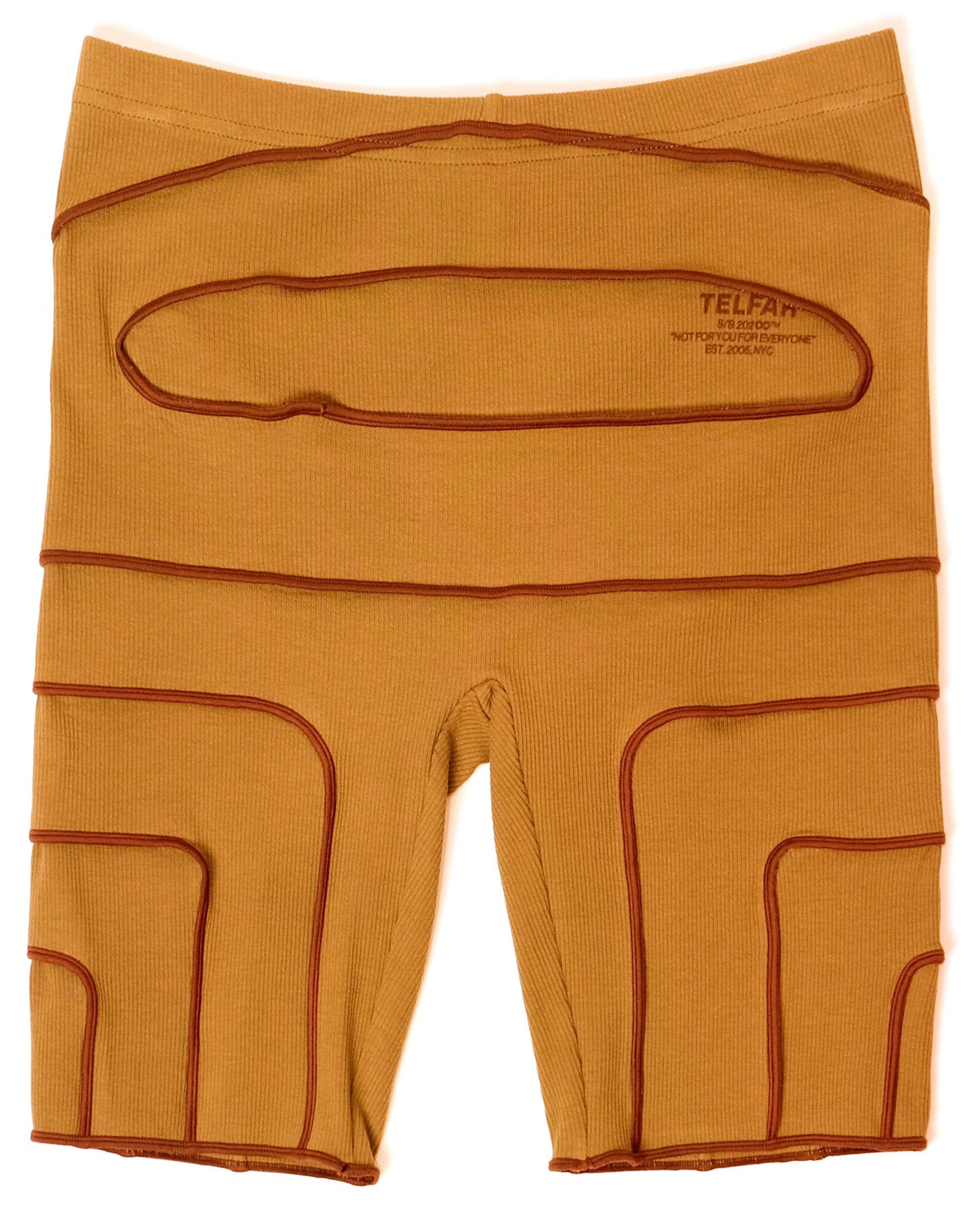 Pieced Rib Short - Drab