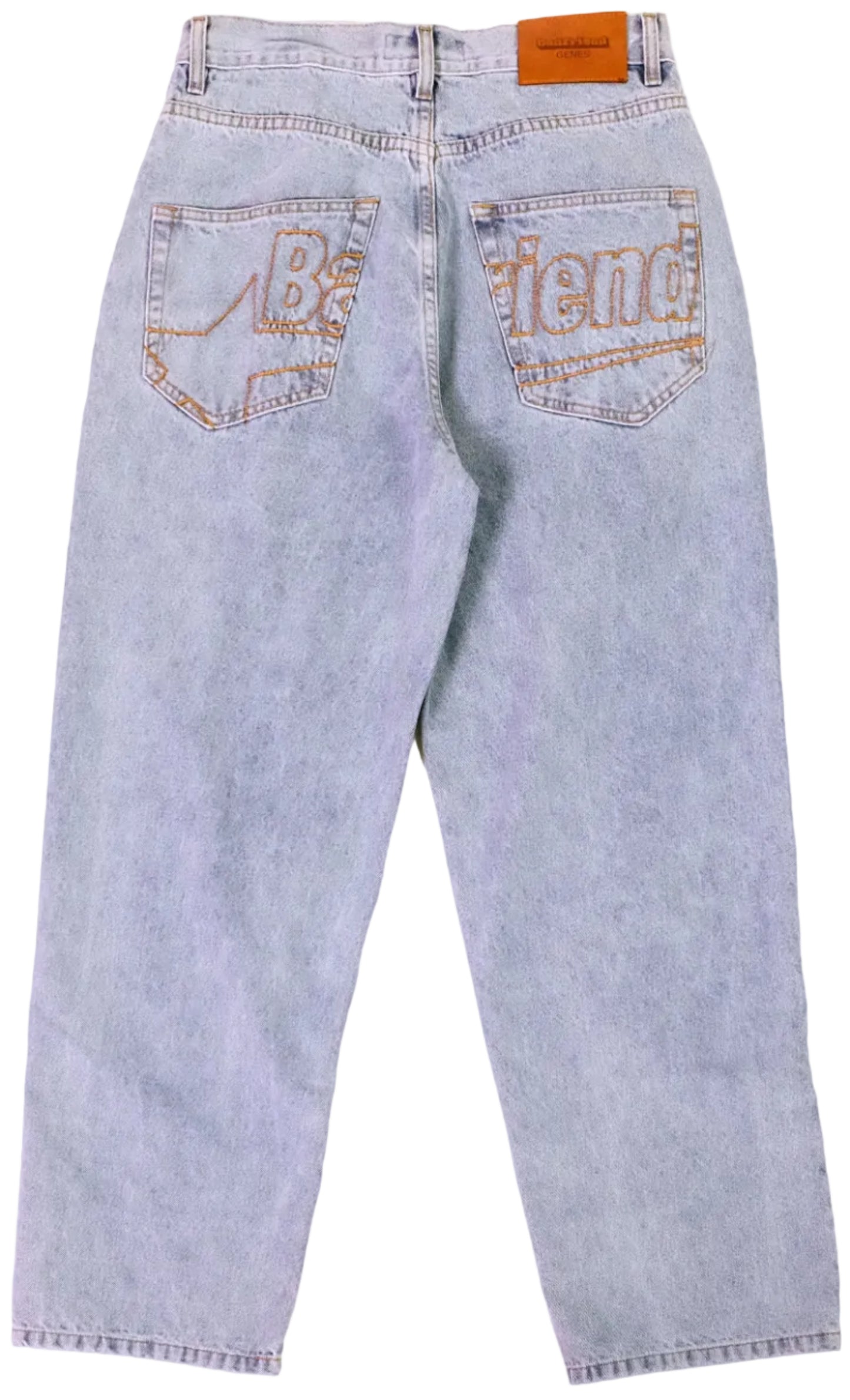 Star Pocket Denim Pant - Light Wash