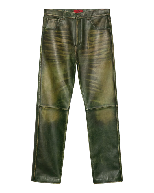 5-Pocket Leather Trousers