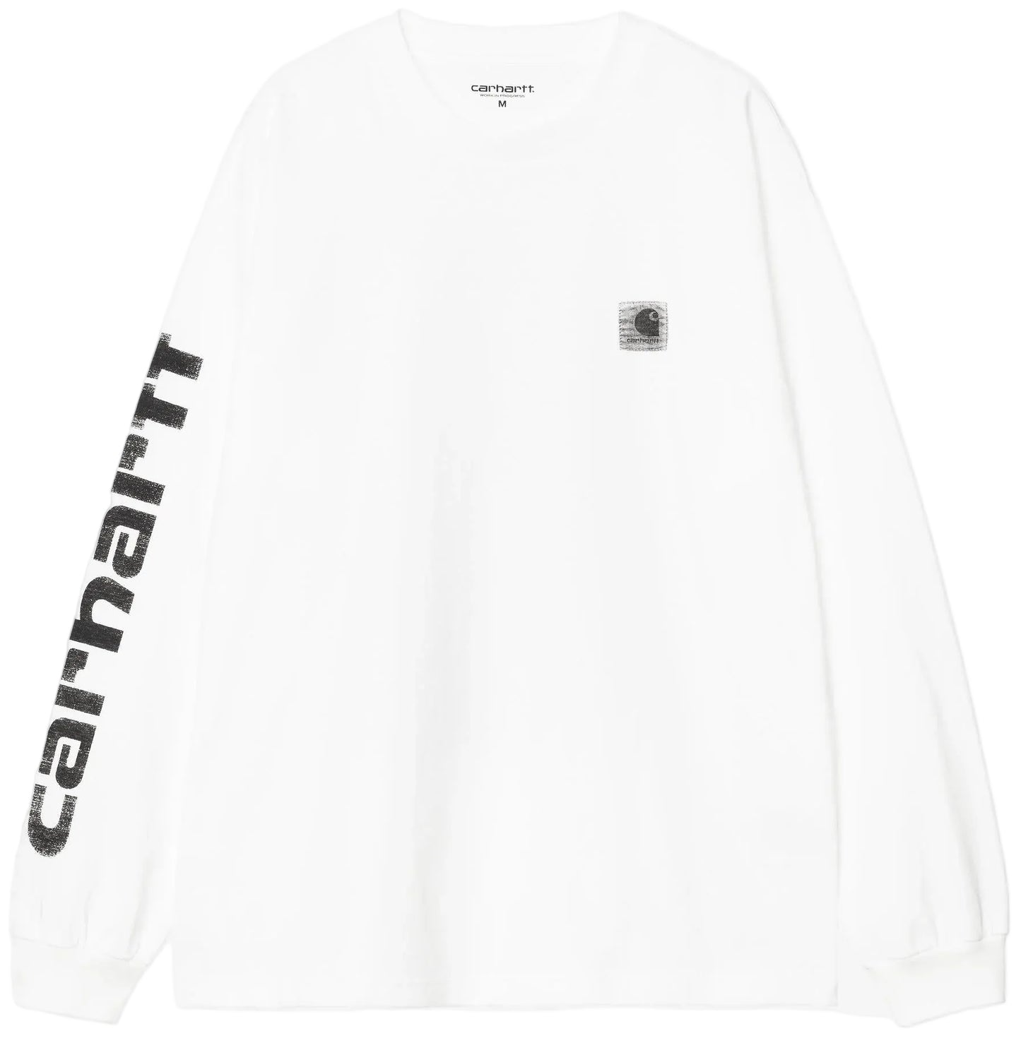 L/S Archive Script T-Shirt - White