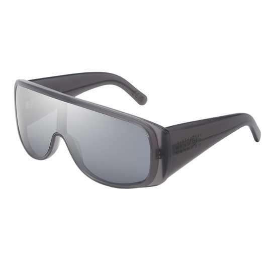 Shield Sunglasses Mask Grey