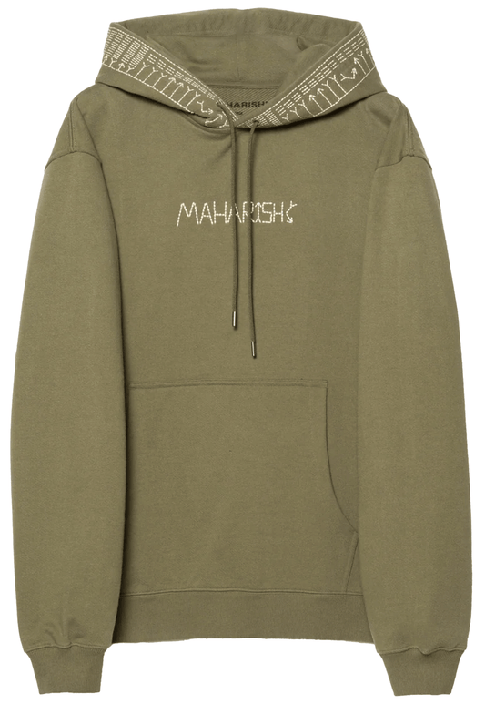 7095 Alaskan Hilltribe Hooded Sweat - Olive