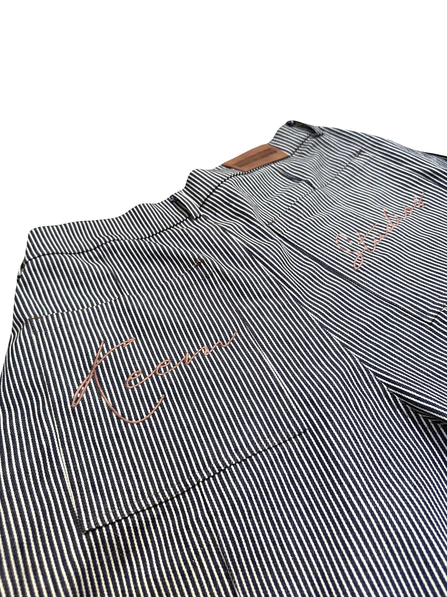 Pinstripe Pleated Pant