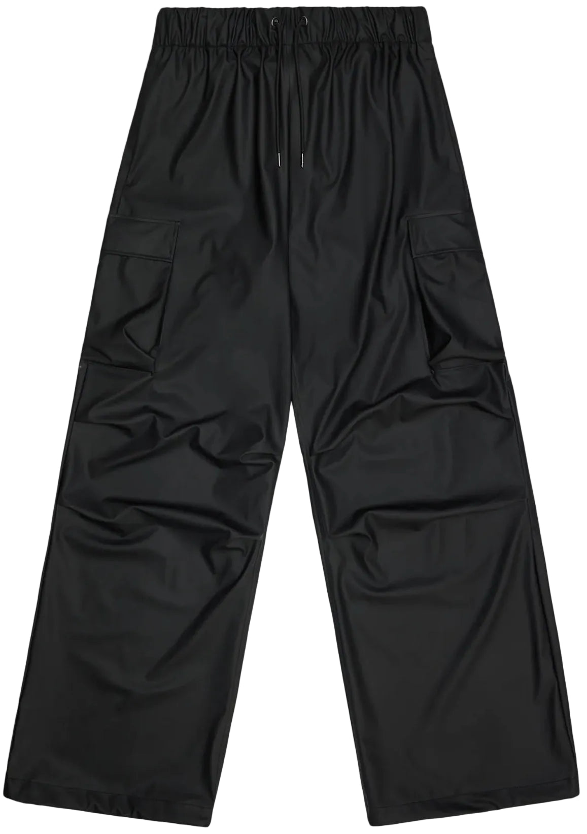 Pocket Rain Pants Wide W3 - Black