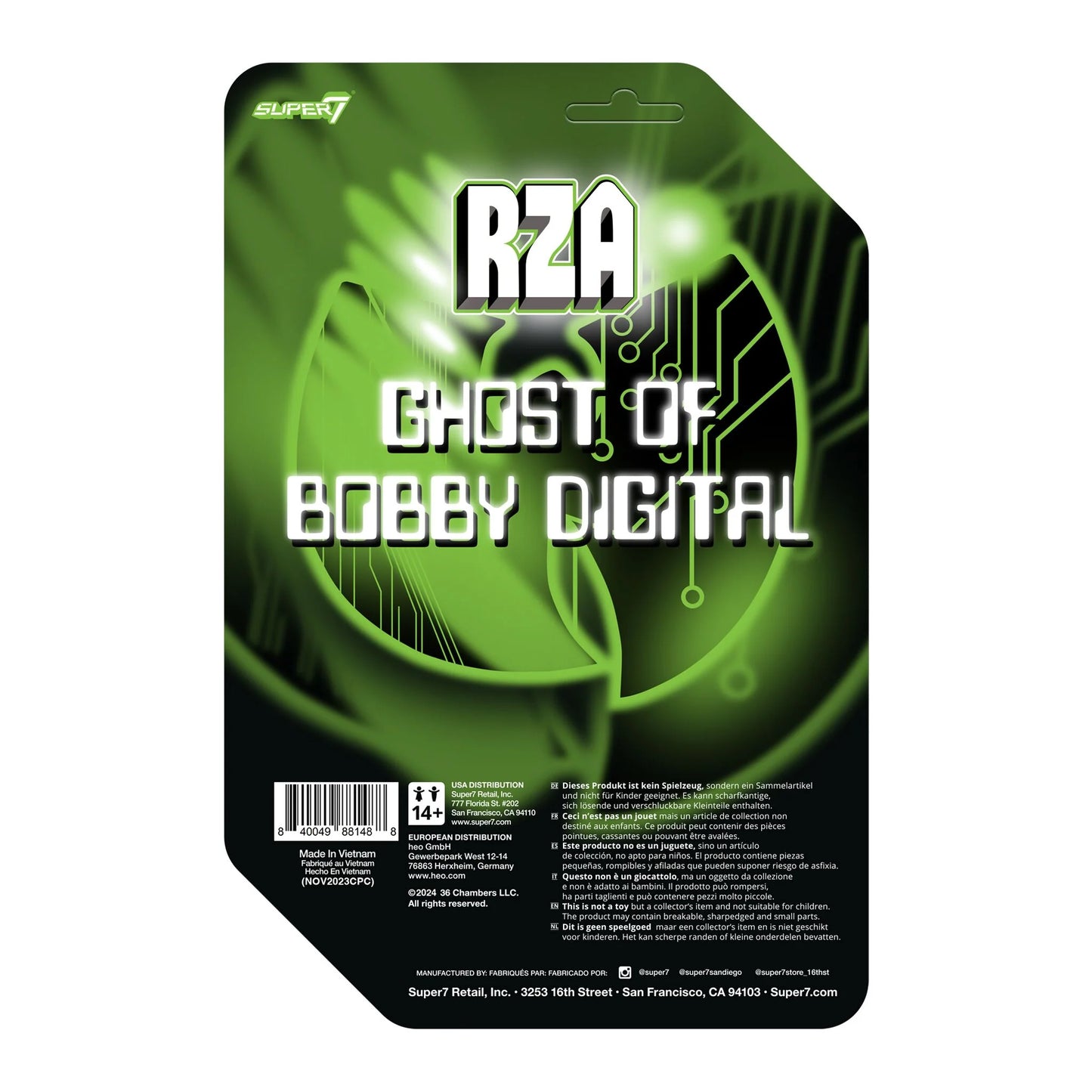 RZA ReAction Figure Ghost of Bobby Digital