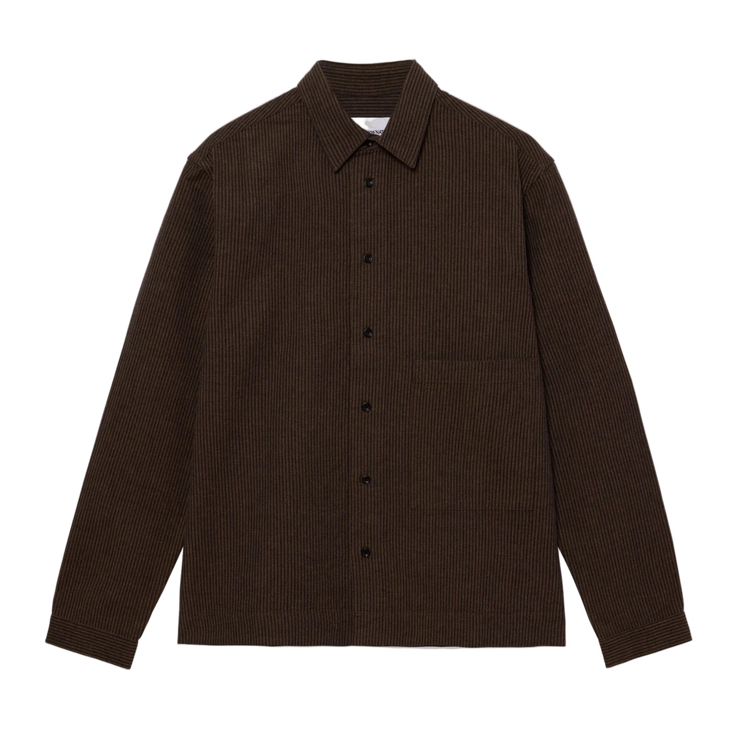 Natal Shirt - Brown/Navy Stripe