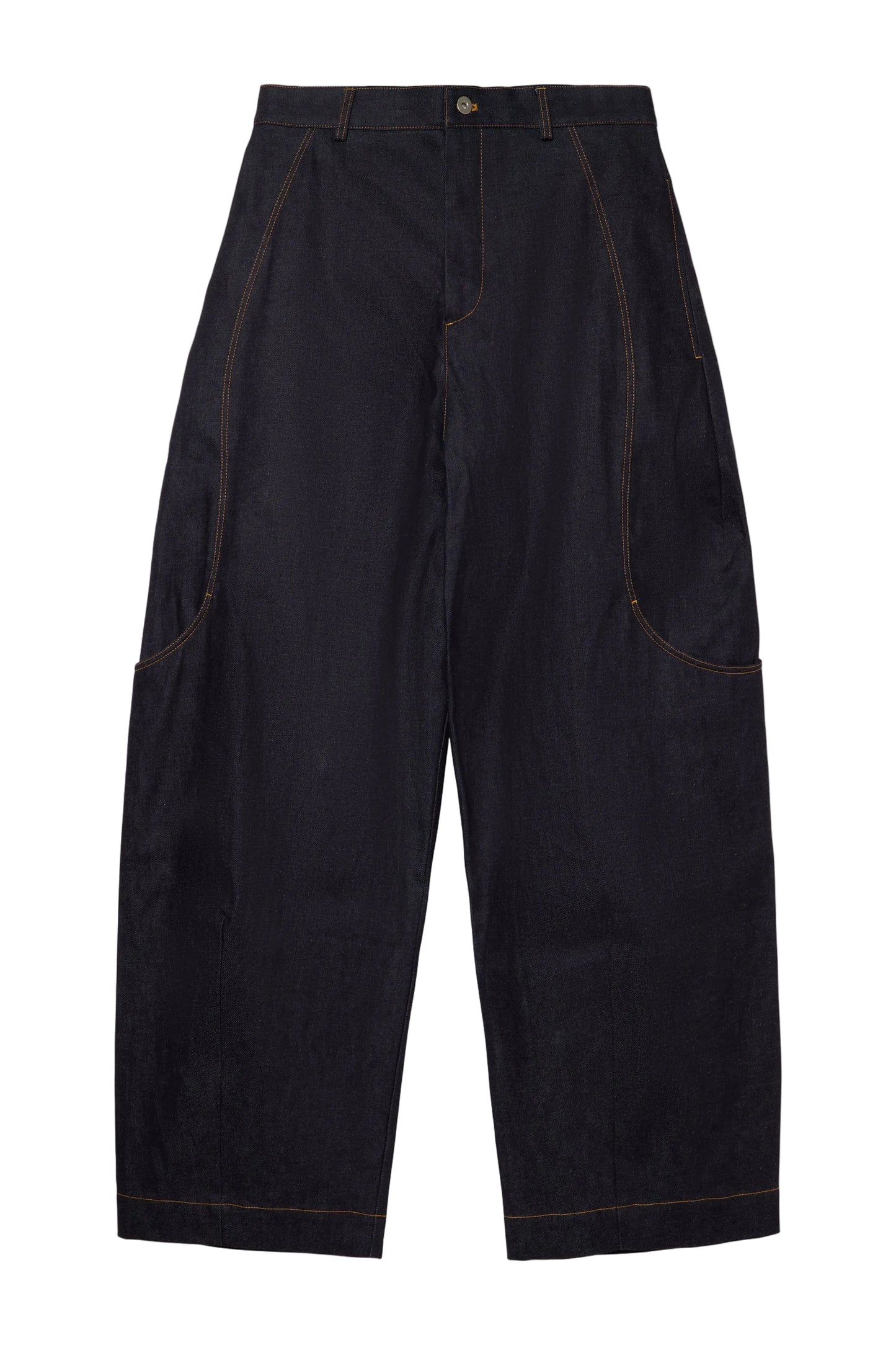 Malay Trouser - Raw Indigo
