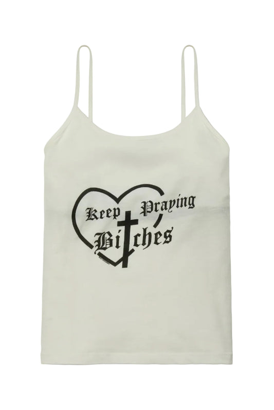 Keep Praying Bitches Cholita Tank - Masa