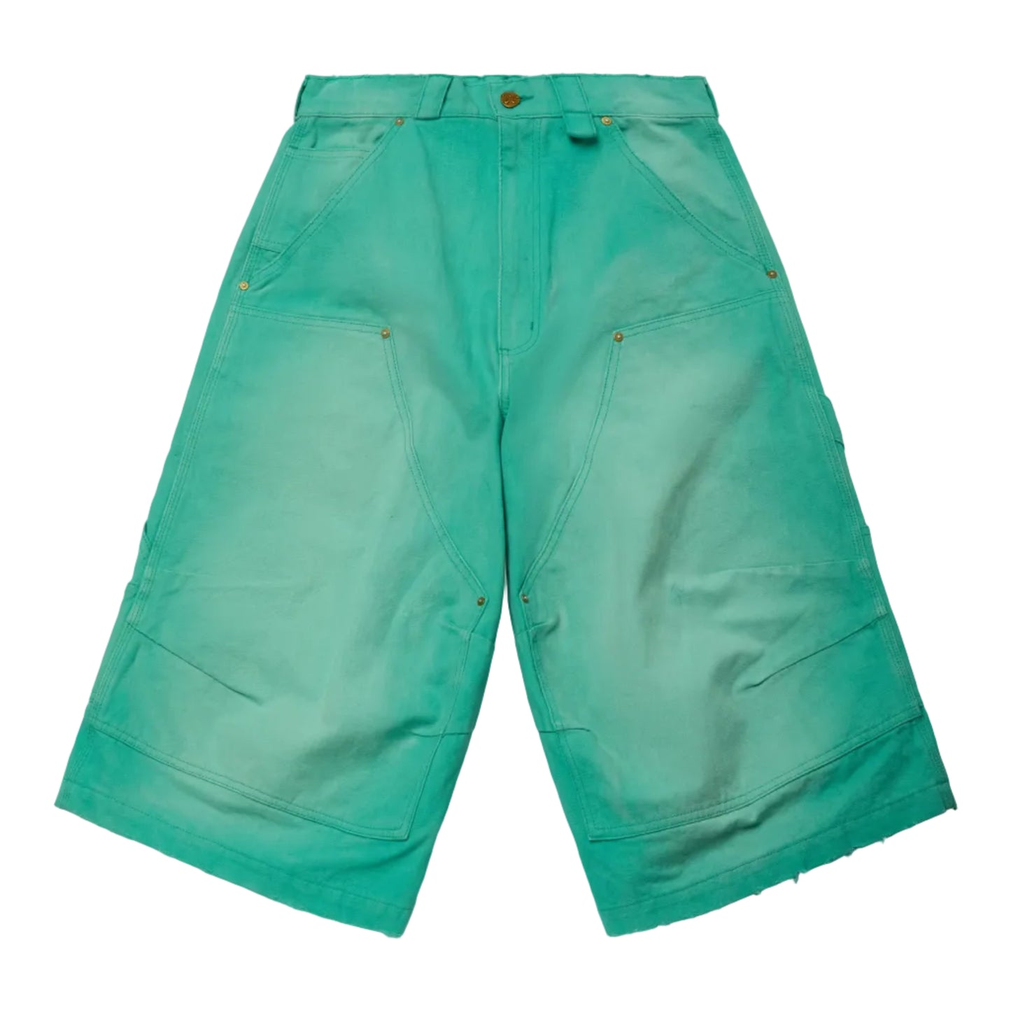 Stockton Double Knee Short - Uniform Green