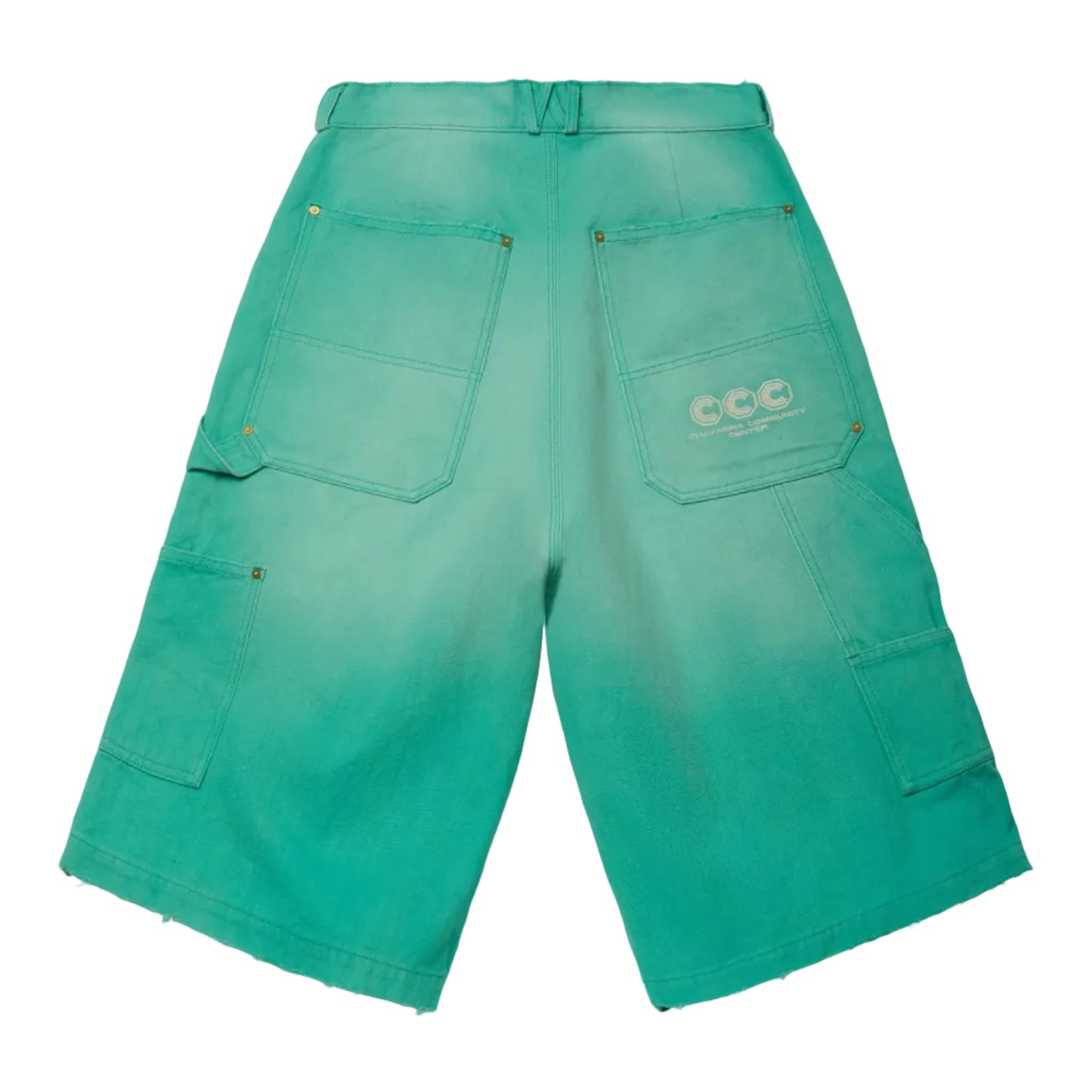 Stockton Double Knee Short - Uniform Green