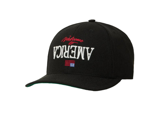 Welcome To America Cap - Black